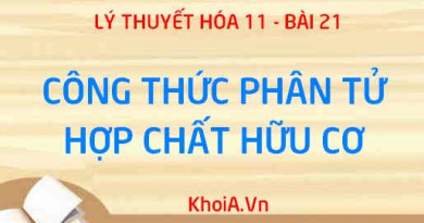 Cách thiết lập công thức đơn giản nhất và công thức phân tử hợp chất hữu cơ - Hóa 11 bài 21